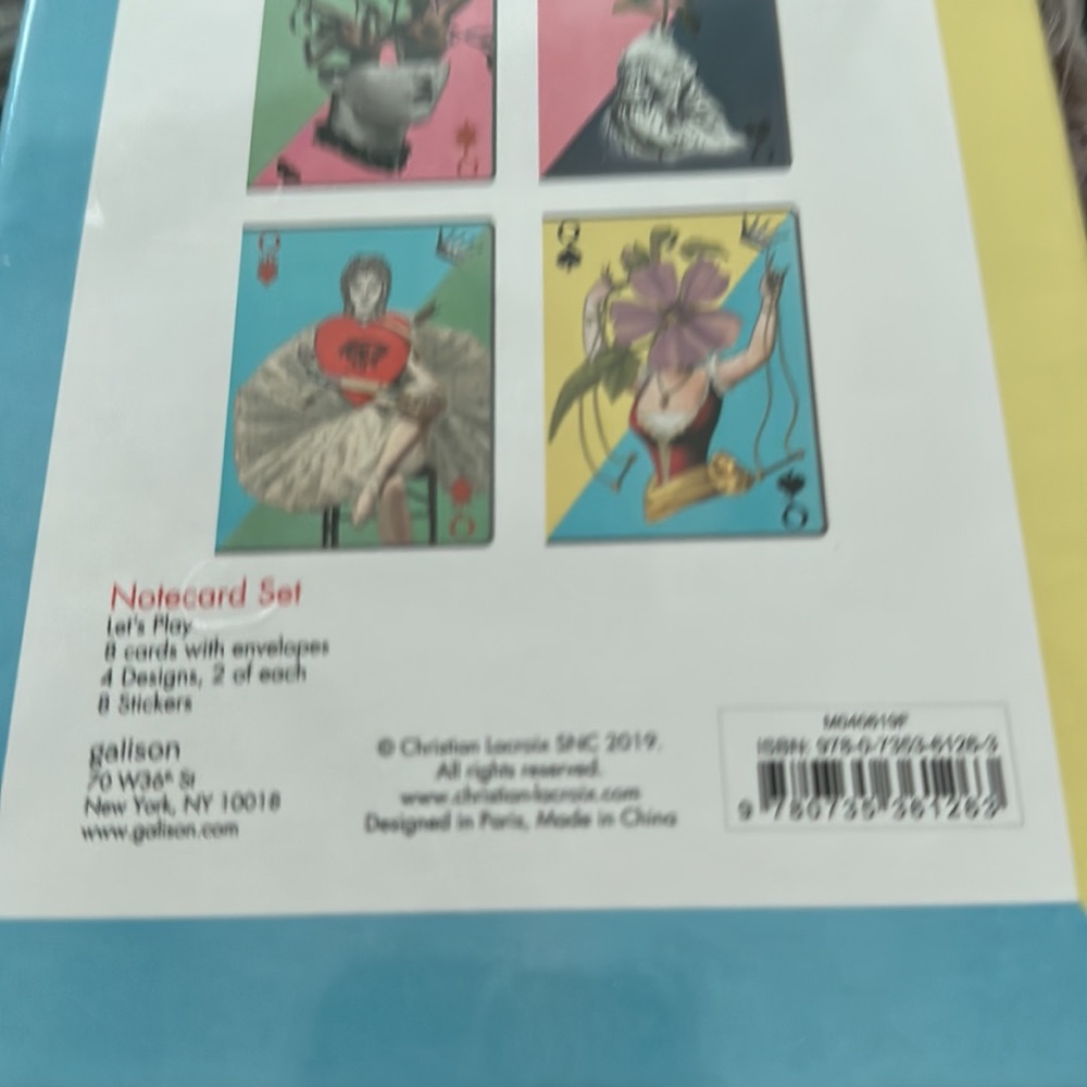 NWT Christian Lacroix Notecard Set - Picture 6 of 12